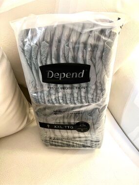 Depend Adult Incontinence Briefs - Gray